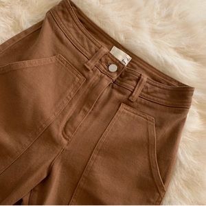 Aritzia Tan Modern Utility Pant